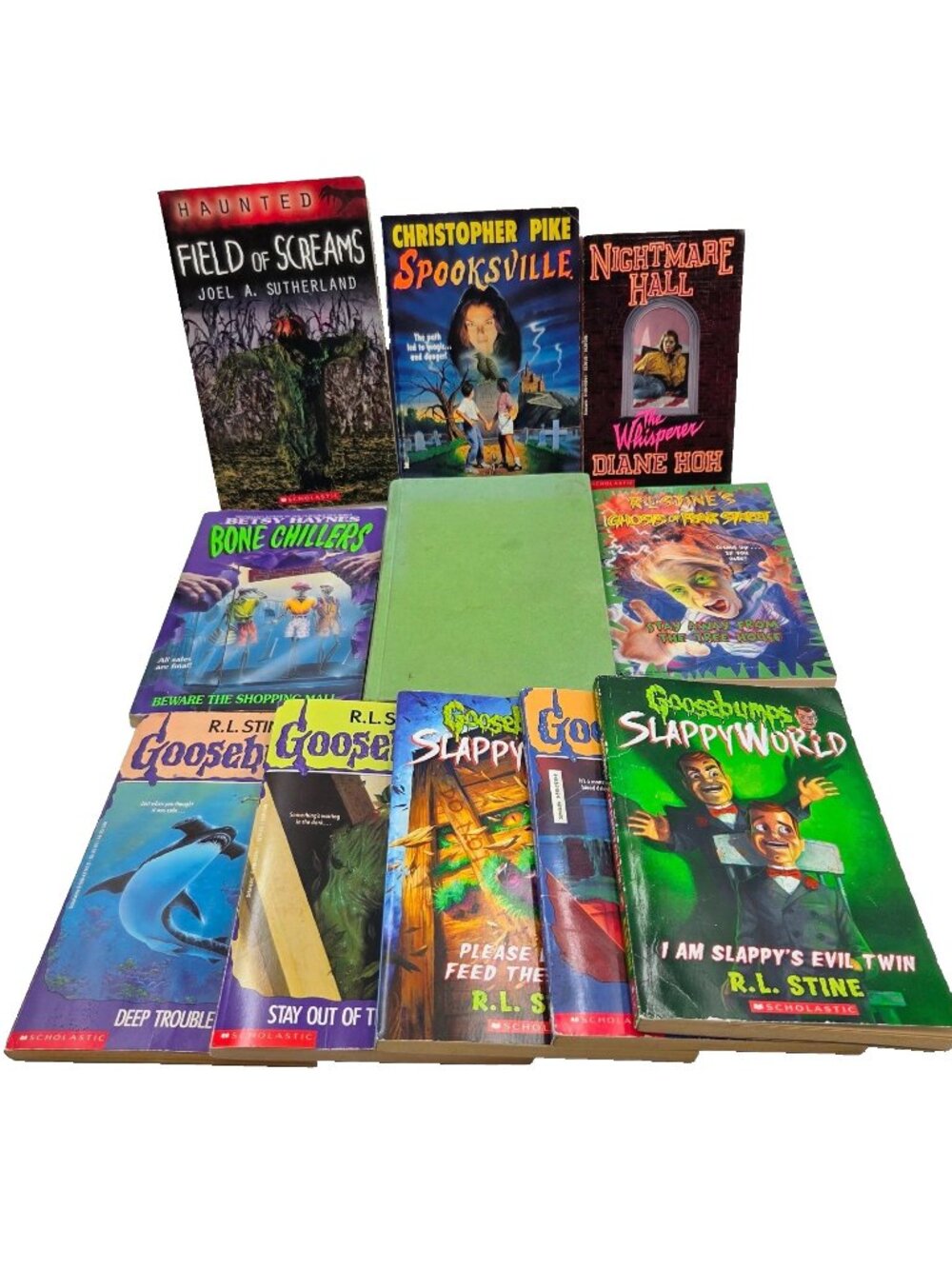 Teen Horror Book Lot R.L Stine Diane Moh Nightmare Hall Joel Sutherland Goosebum